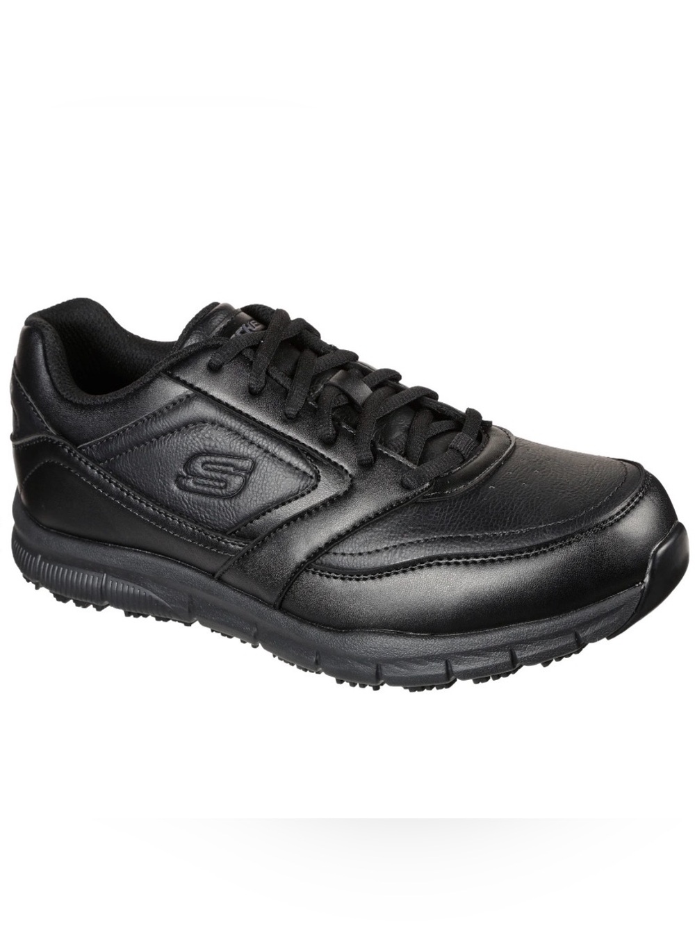 Skechers Men's Black Work & Walk Comfort Sneaker